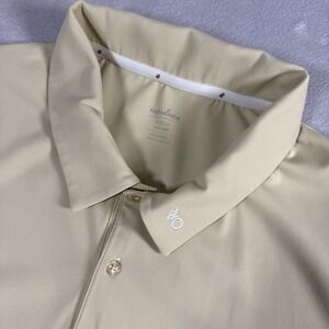 Fairmonde Golf Shirt Polo Yellow Size Men Large  Breathable Easy Care